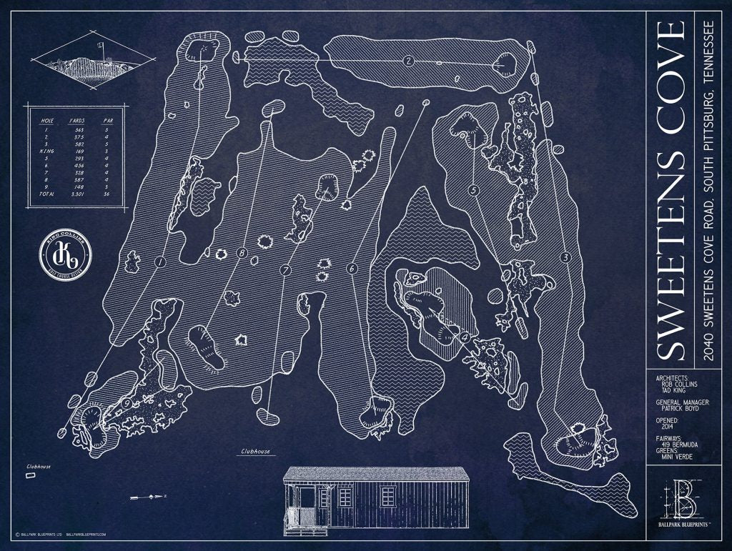 Sweetens Cove blue print