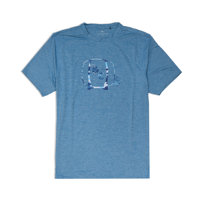 Men's T-Shirt | Greyson 'Guide Sport Tee' - Coyote/Barrel