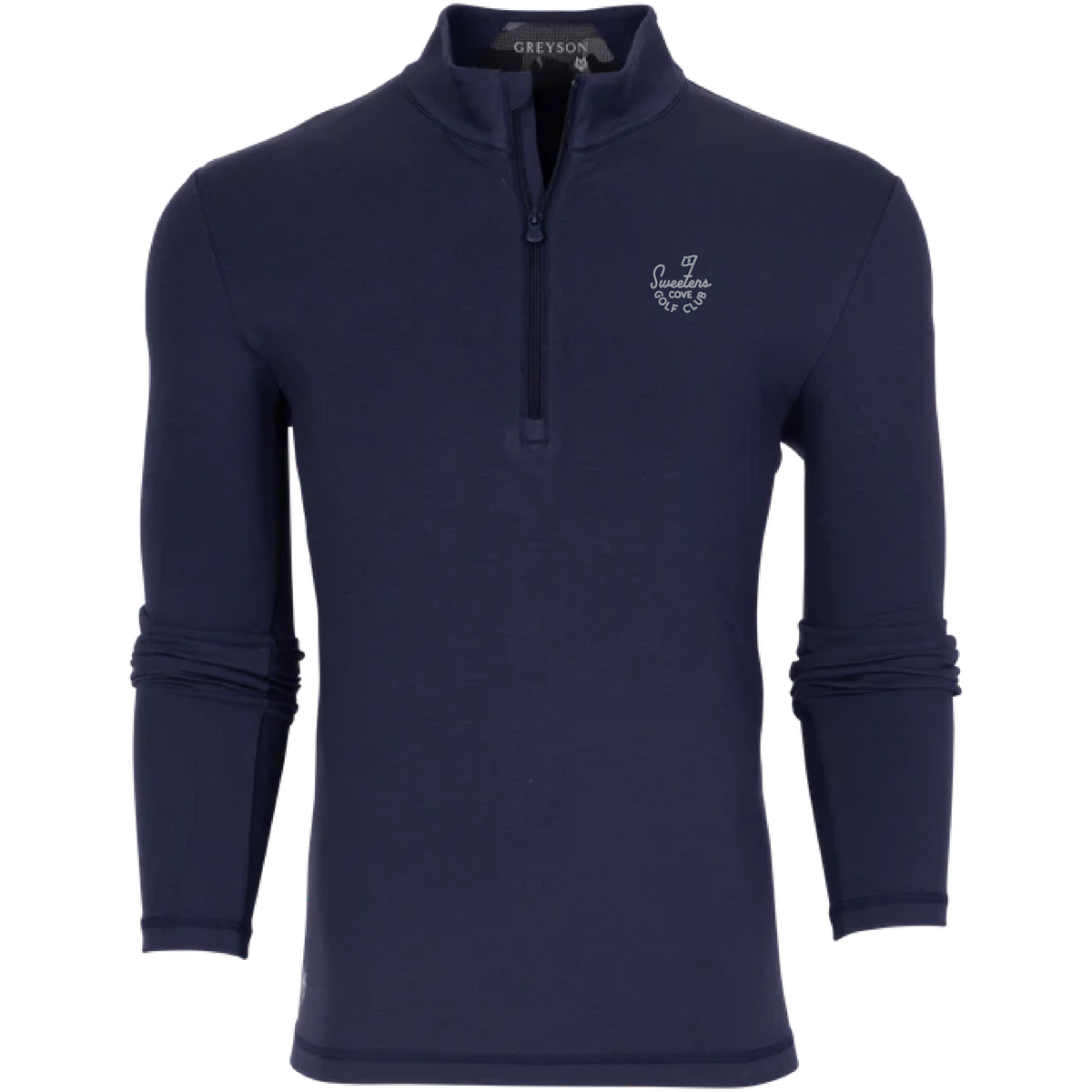 Greyson Men's Monogram Jacquard Quarter Zip