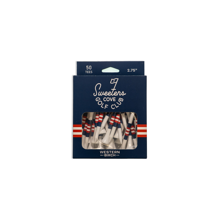 Golf Tees | Western Birch Golf Tees - Navy/Sweetens 9