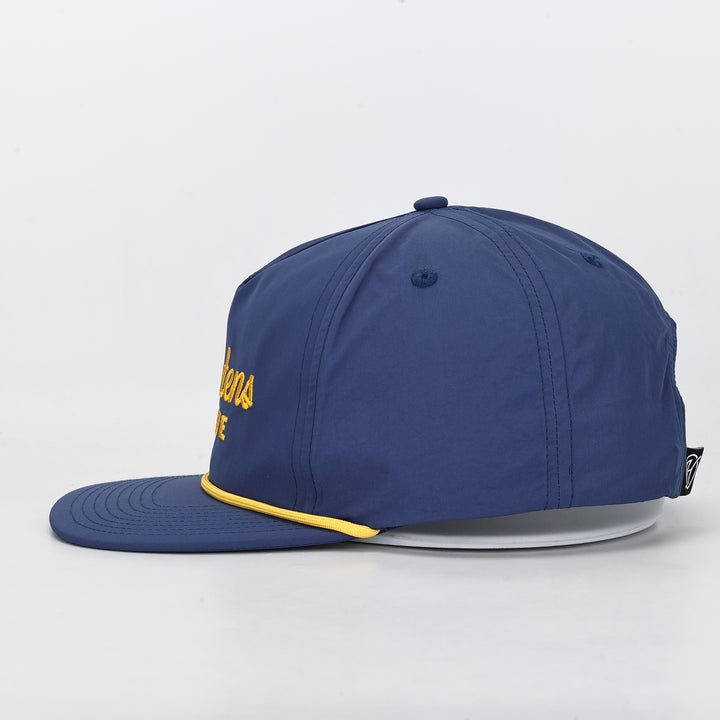 Hat | Hovi Dry Goods 'Unstructured Nylon Rope' - Slate Blue/Yellow
