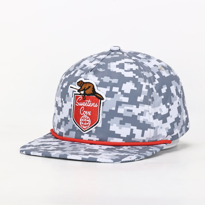 Hat | Hovi Dry Goods 'Unstructured Lightweight Rope' - Grey Digi Camo