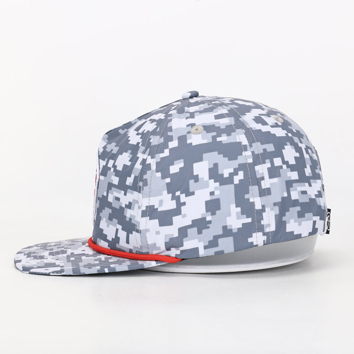 Hat | Hovi Dry Goods 'Unstructured Lightweight Rope' - Grey Digi Camo