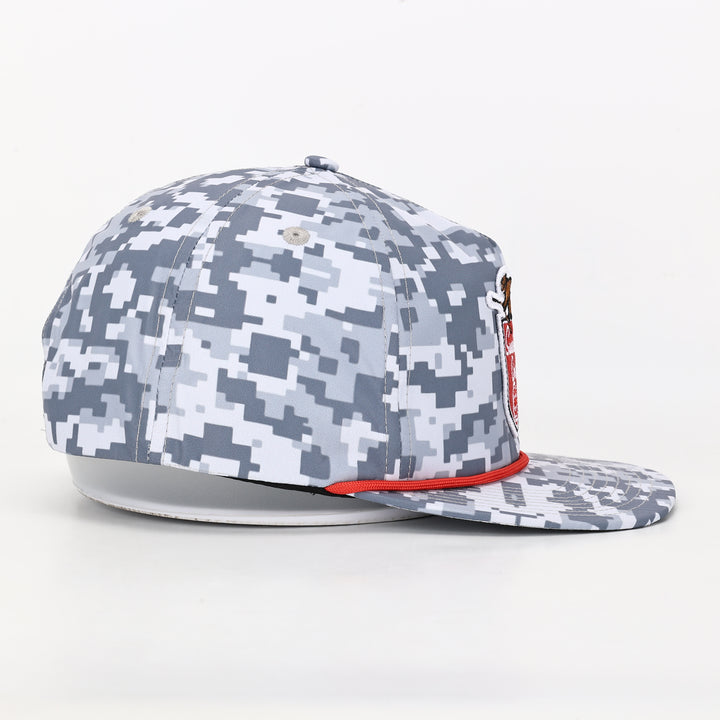 Hat | Hovi Dry Goods 'Unstructured Lightweight Rope' - Grey Digi Camo