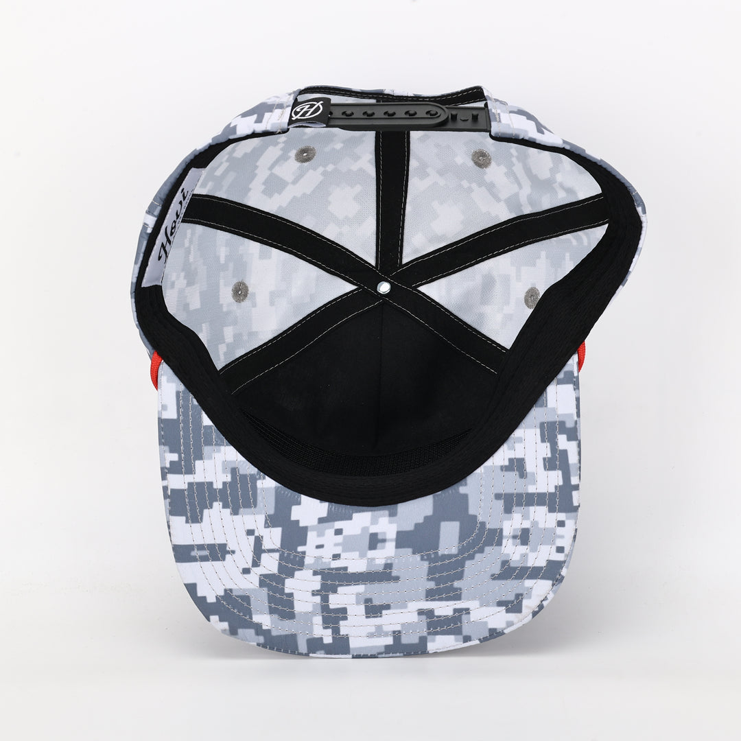 Hat | Hovi Dry Goods 'Unstructured Lightweight Rope' - Grey Digi Camo