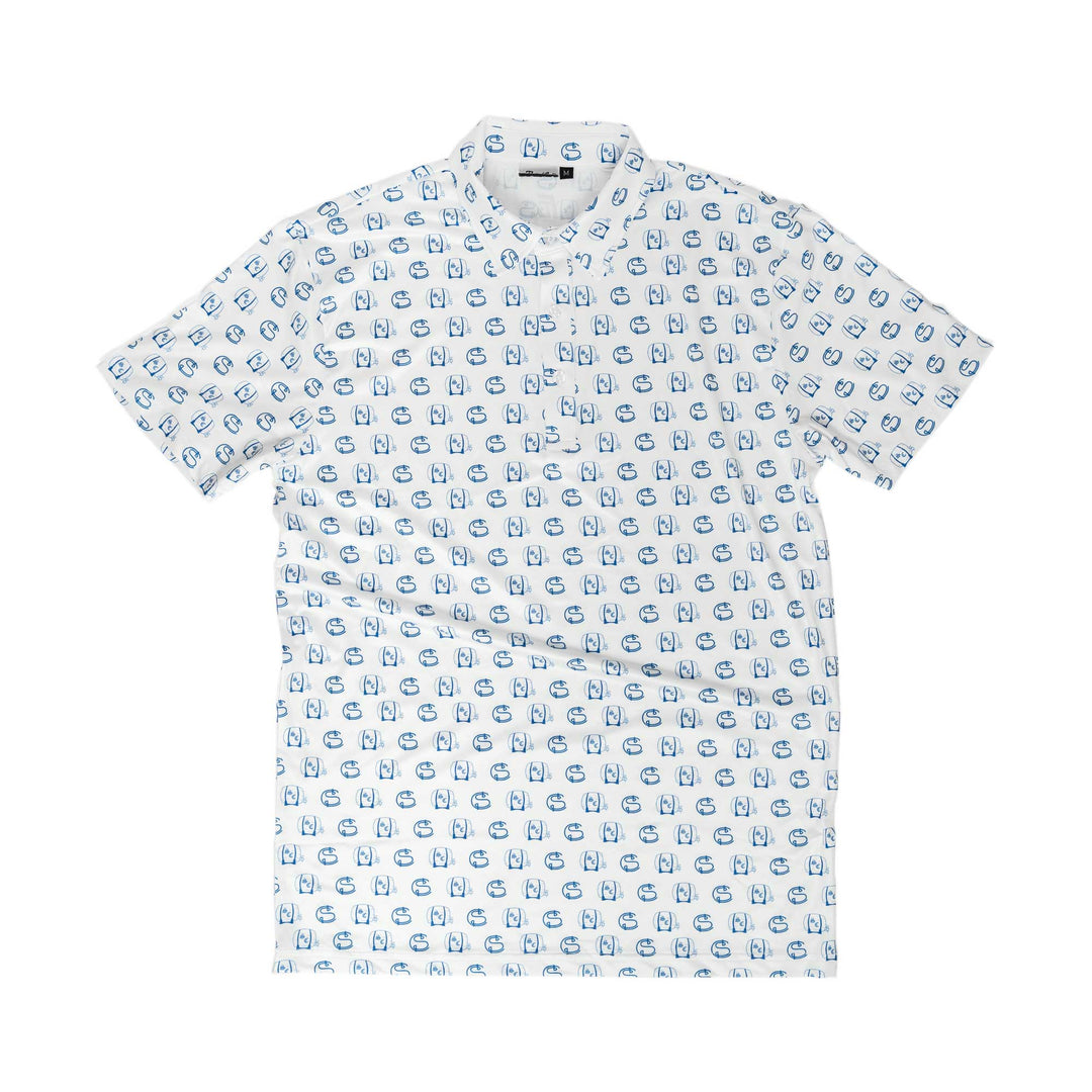 Polo | Flyte Golf Custom Print - White Barrel/SC