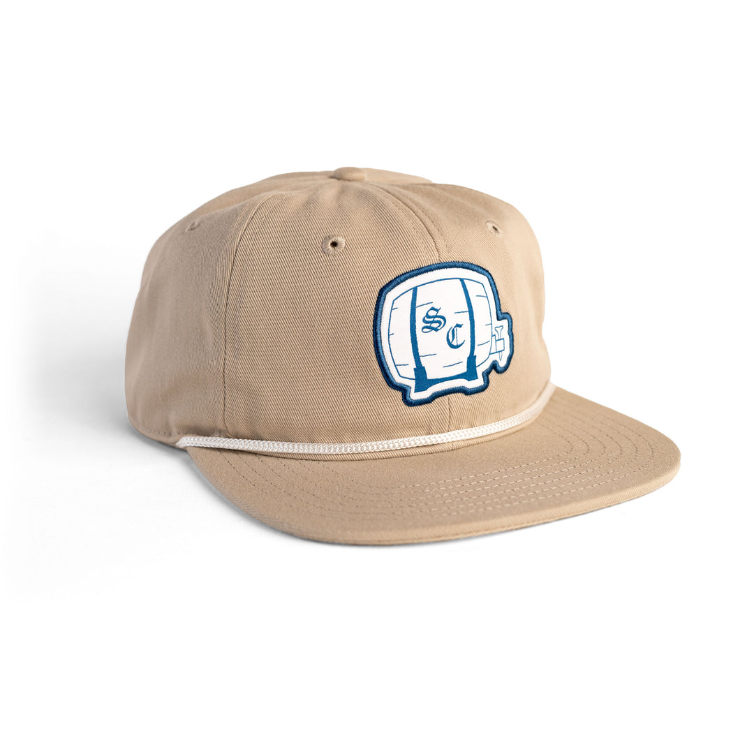 Hat | Sportiqe 'Rambler' - Khaki/White/Barrel