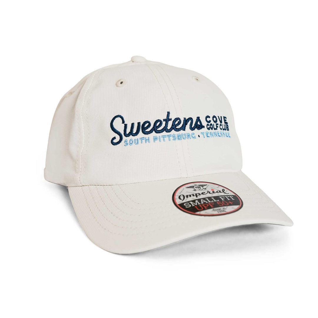Women's Hat | Imperial 'Original Performance Small Fit' - Macaroon/ Navy Course Text
