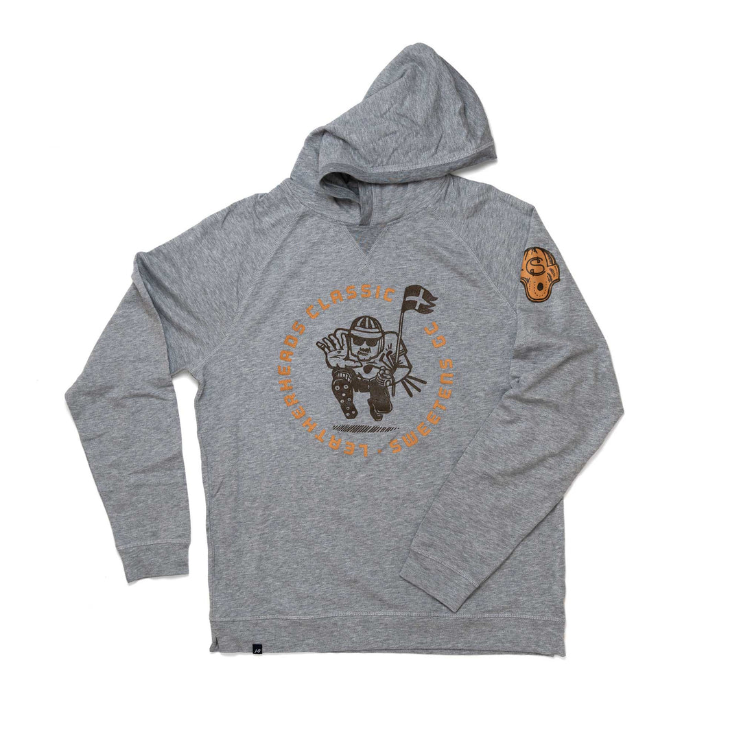 Men's Sweatshirt | Johnnie-O 'Cash' Hoodie - Light Gray/Leatherheads Classic