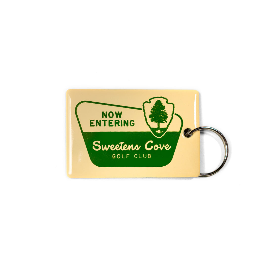 Key Chain | Custom Enamel Key Chain - Bisque/Now Entering Sweetens