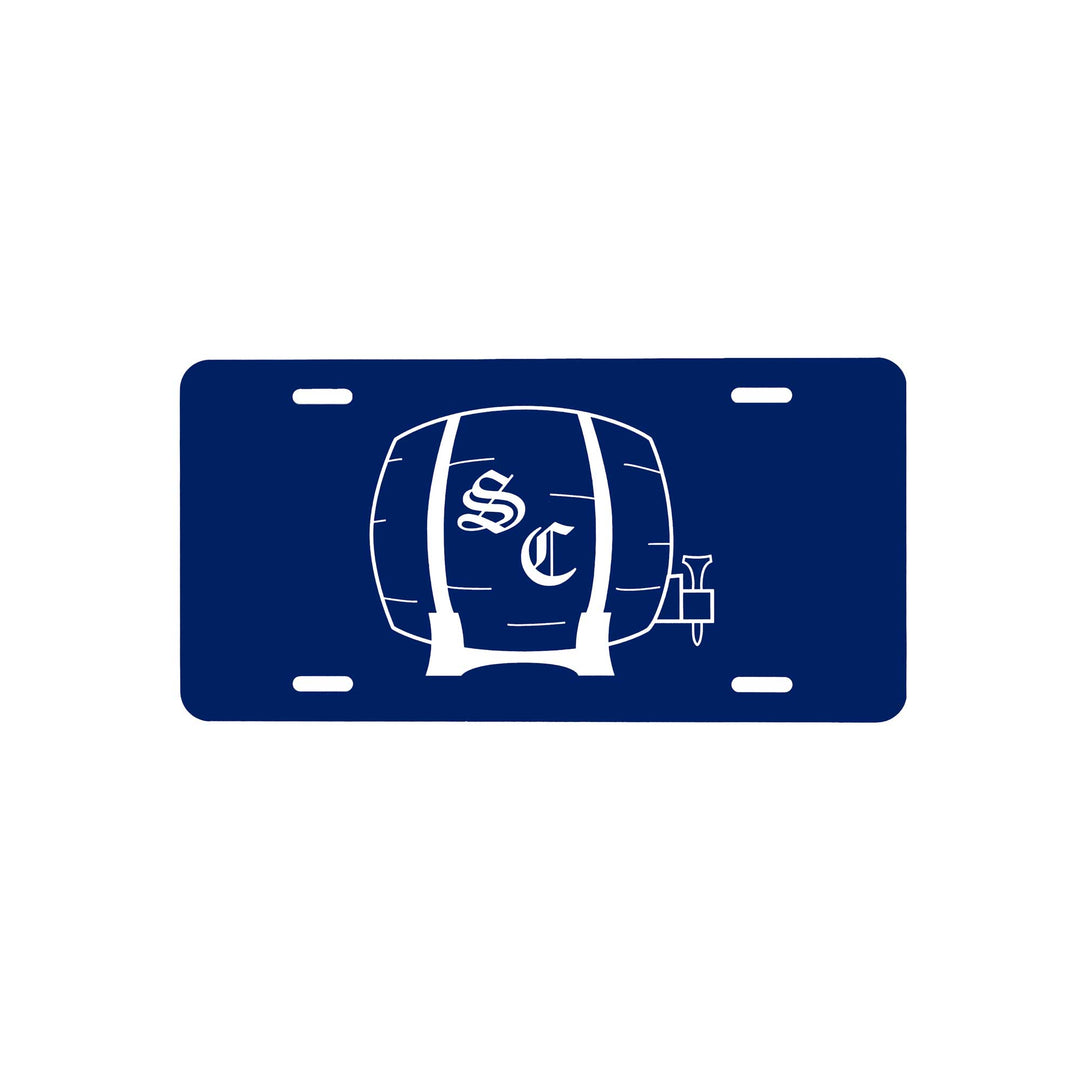 License Plate | Winston Aluminum License Plate - Barrel