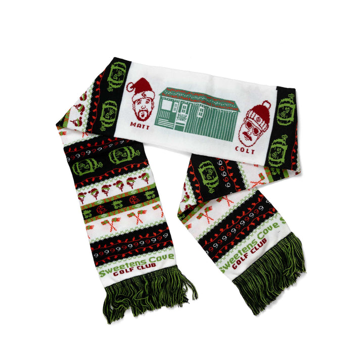 Scarf | Ugly Christmas Sweater Scarf Sweetens Cove Golf Club