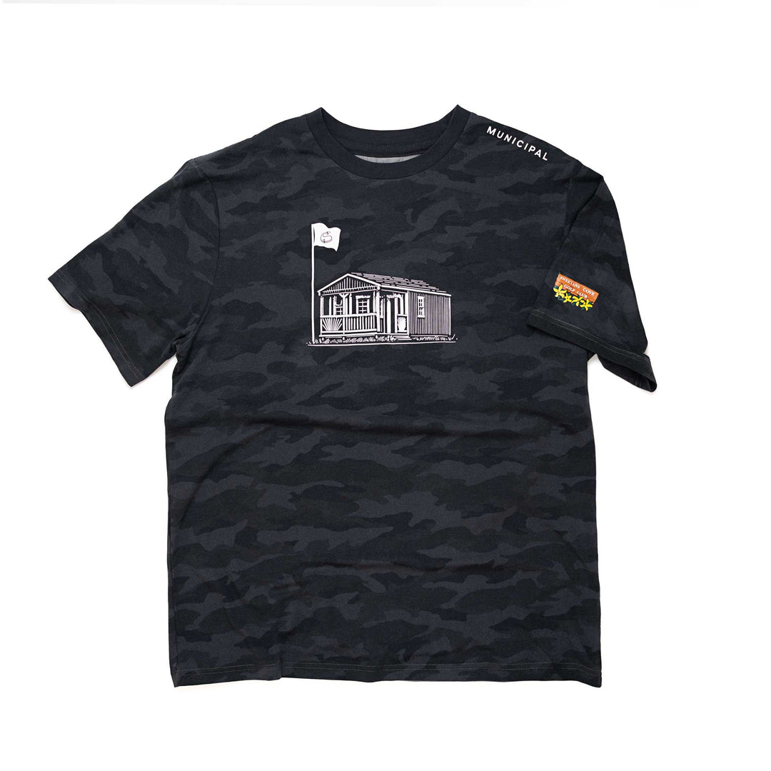 T-Shirt | Municipal 'Enduro' Short Sleeve - Black Camo/Shed
