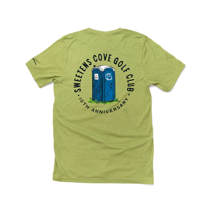 T-Shirt | Ole Blue Porta Shitter 10th Anniversary T-Shirt - Green