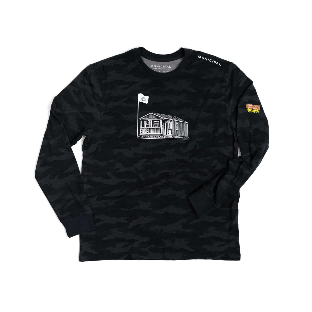 T-Shirt | Municipal 'Enduro' Long Sleeve - Black Camo/Shed