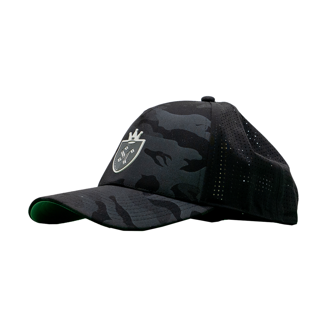 Hat | American Needle 'Camo Super Tech' - Black/SC Royal Shield