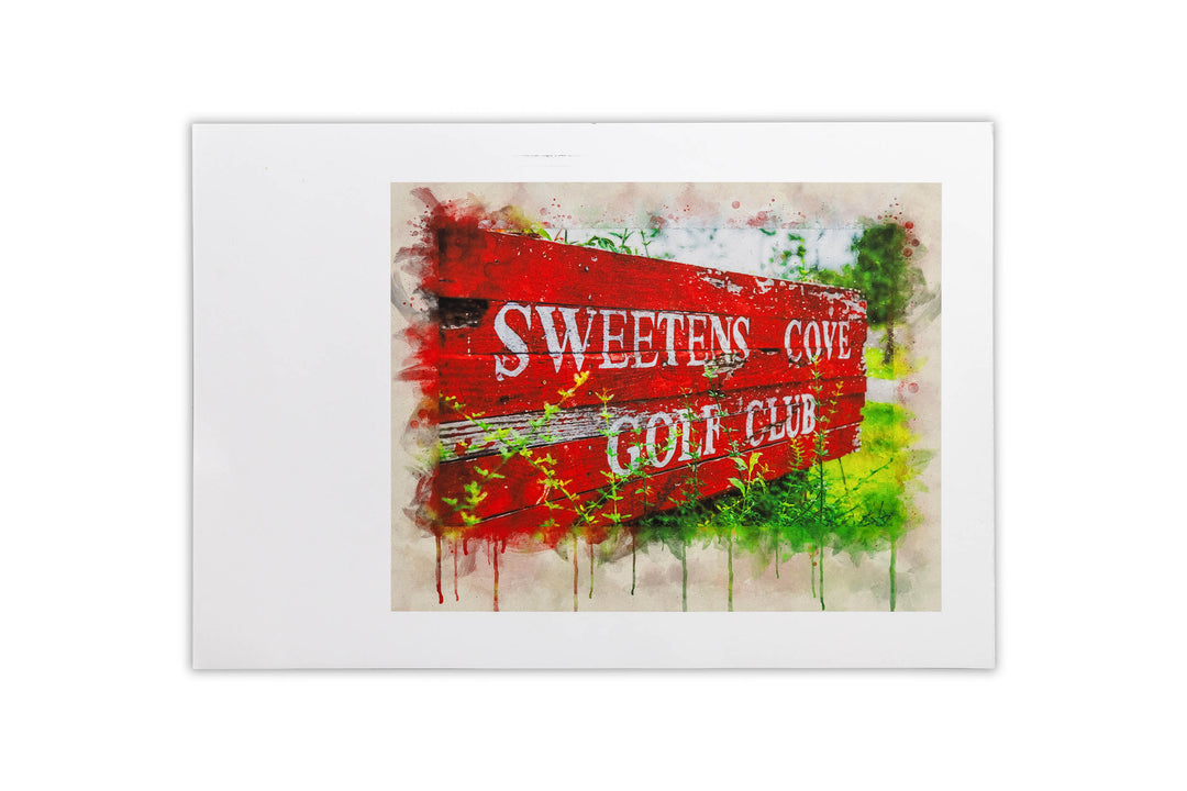 Artwork | The Poster Series: The Red Road Sign