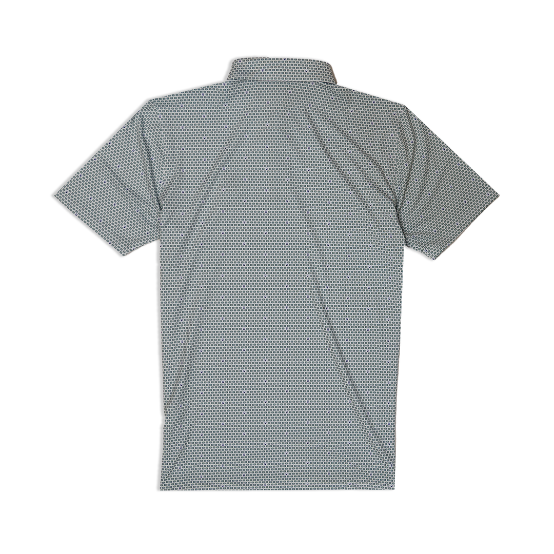 Men's Polo | Holderness & Bourne 'The Elgin' - Sage/Navy/Barrel