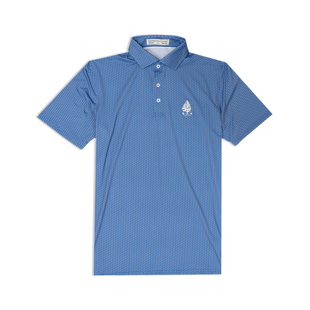 Men's Polo | Holderness & Bourne 'The Frame' - Aberdeen Blue/White/Dunwoody