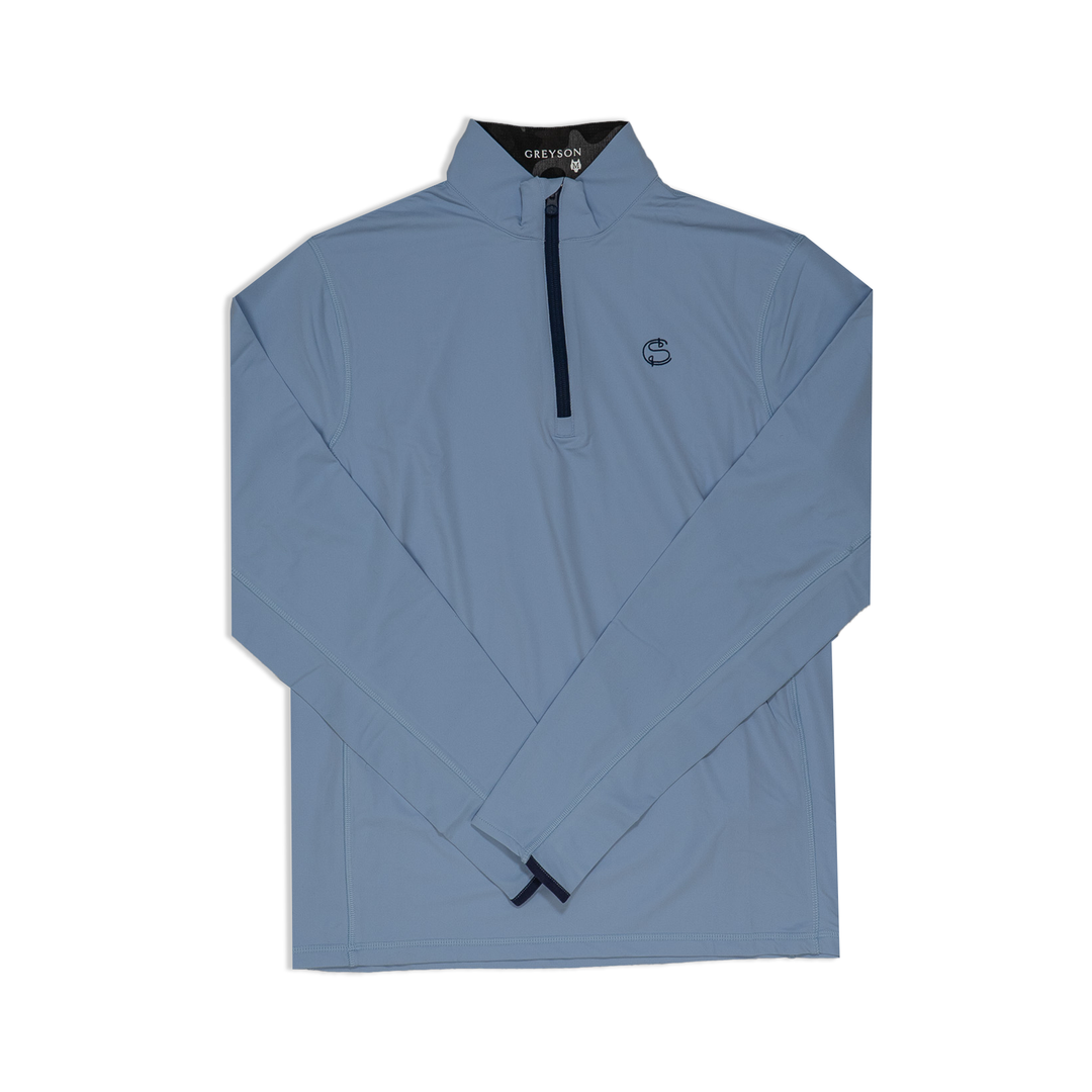 Men's Pullover | Greyson 'Tate Quarter Zip' - Wolf Blue