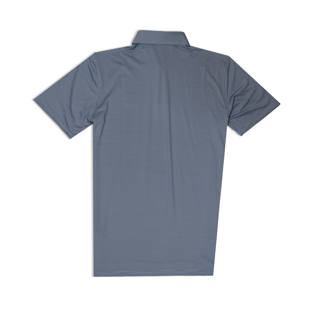 Men's Polo | Holderness & Bourne 'The Perkins' - Aberdeen Blue/White/Barrel