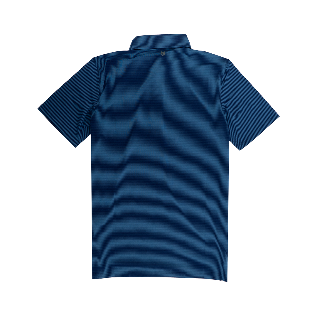 Men's Polo | Greyson 'Saranac' - Maltese Blue/Fjord/Barrel