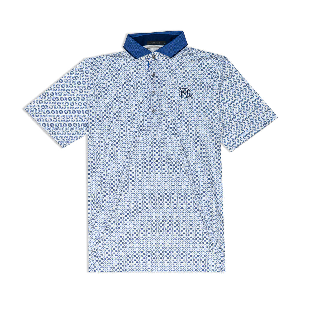 Men's Polo | Greyson 'Two Wolves' - Arctic