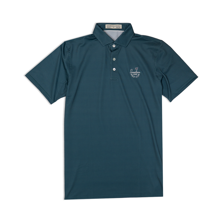 Men's Polo | Holderness & Bourne 'The Collins' - Sage/Navy/Sweetens 9