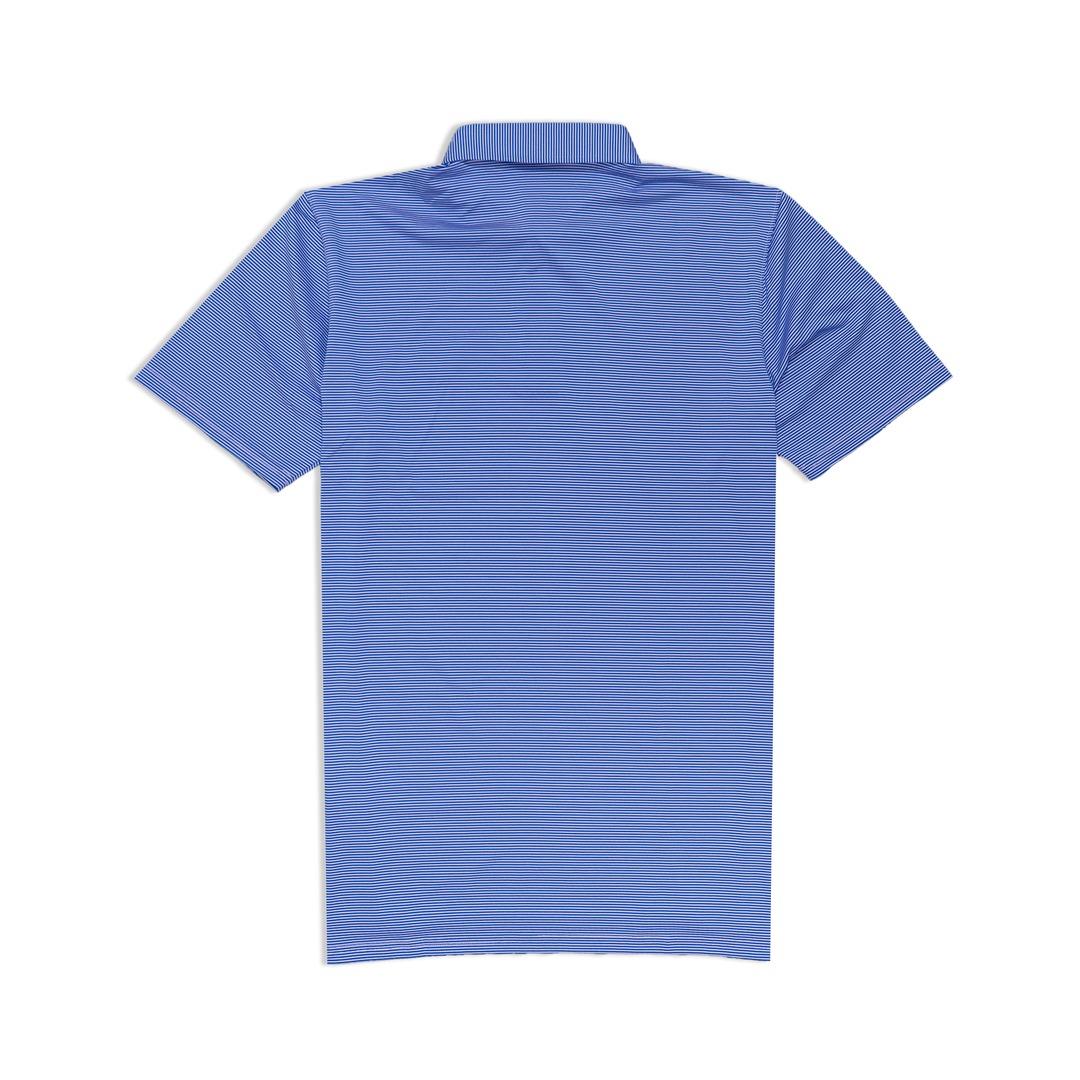 Men's Polo | Holderness & Bourne 'The Perkins' - Marlin Blue & Scotch Pink