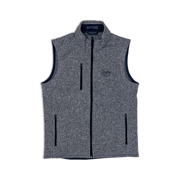 Men's Vest | Holderness &  Bourne 'The Ashby' - Heathered Navy/Sweetens 9