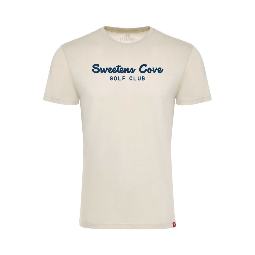 T-Shirt | Sportiqe 'Comfy' T-Shirt - Bone/Club Puff Text