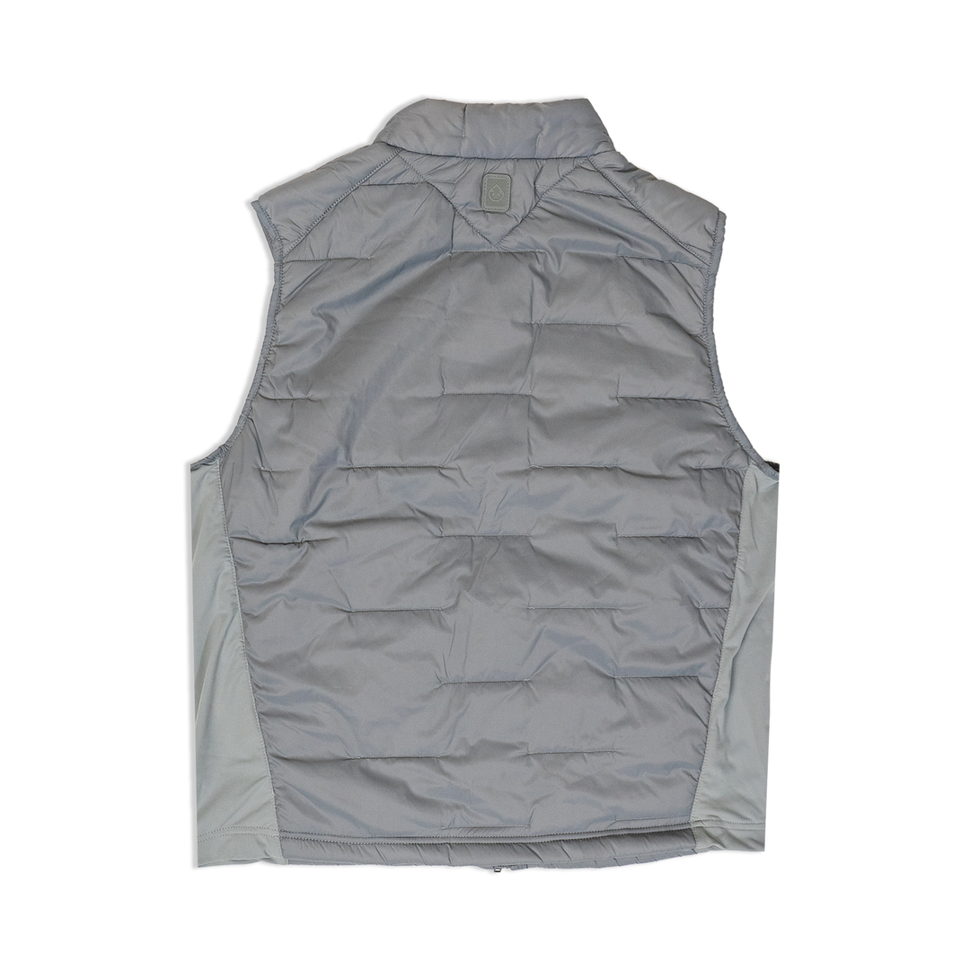 Men's Vest | tasc 'Windermere Hybrid Vest' - Shark Gray/Barrel