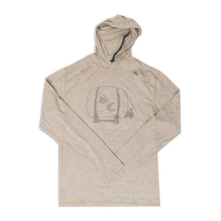 T-Shirt | tasc 'Carrollton Hoodie' - Gray Oak Heather/Barrel