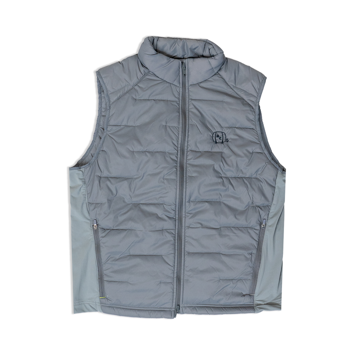 Men's Vest | tasc 'Windermere Hybrid Vest' - Shark Gray/Barrel