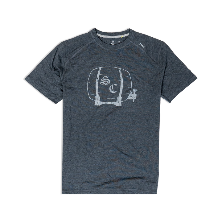 T-Shirt | tasc 'Carrollton' - Iron Heather/Barrel