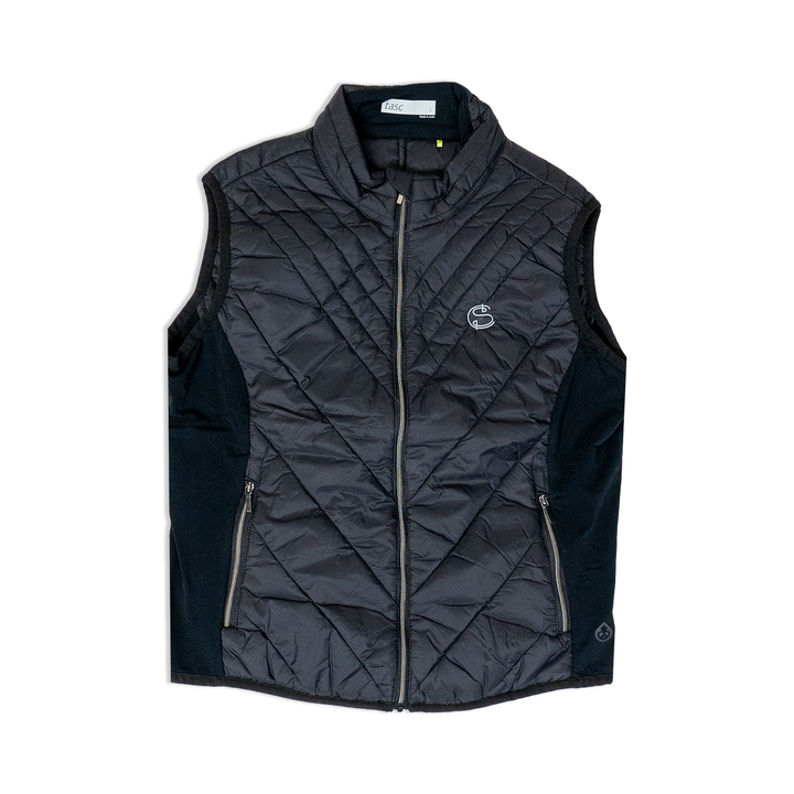 Women's Vest | tasc 'Release Hybrid Vest' - Black/SC