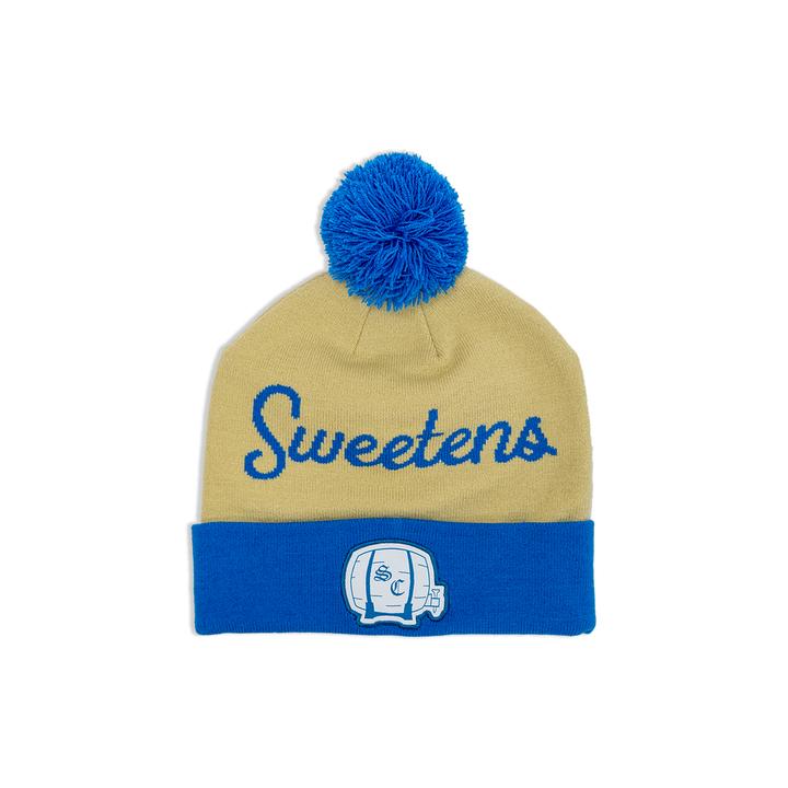 Hat | Sportiqe 'Fargo' Beanie - Bone/Royal/Barrel