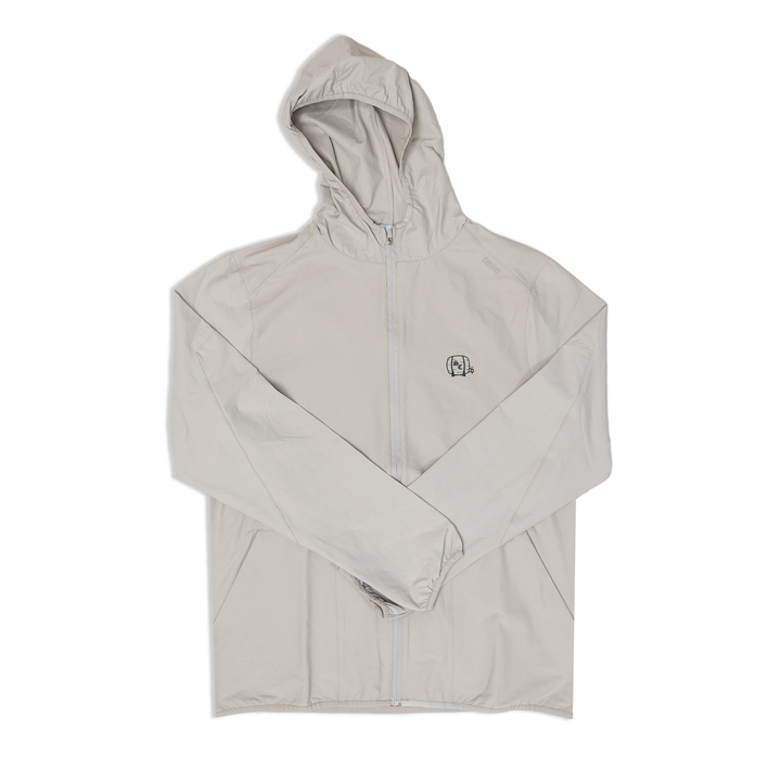 Men's Jacket | tasc 'Swift Lightweight Hooded Jacket' - Fossil/Barrel