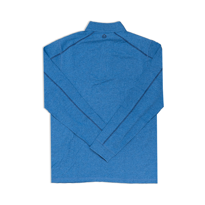 Men's Pullover | tasc 'Carrollton 1/4 Zip' - Blue Jaspe