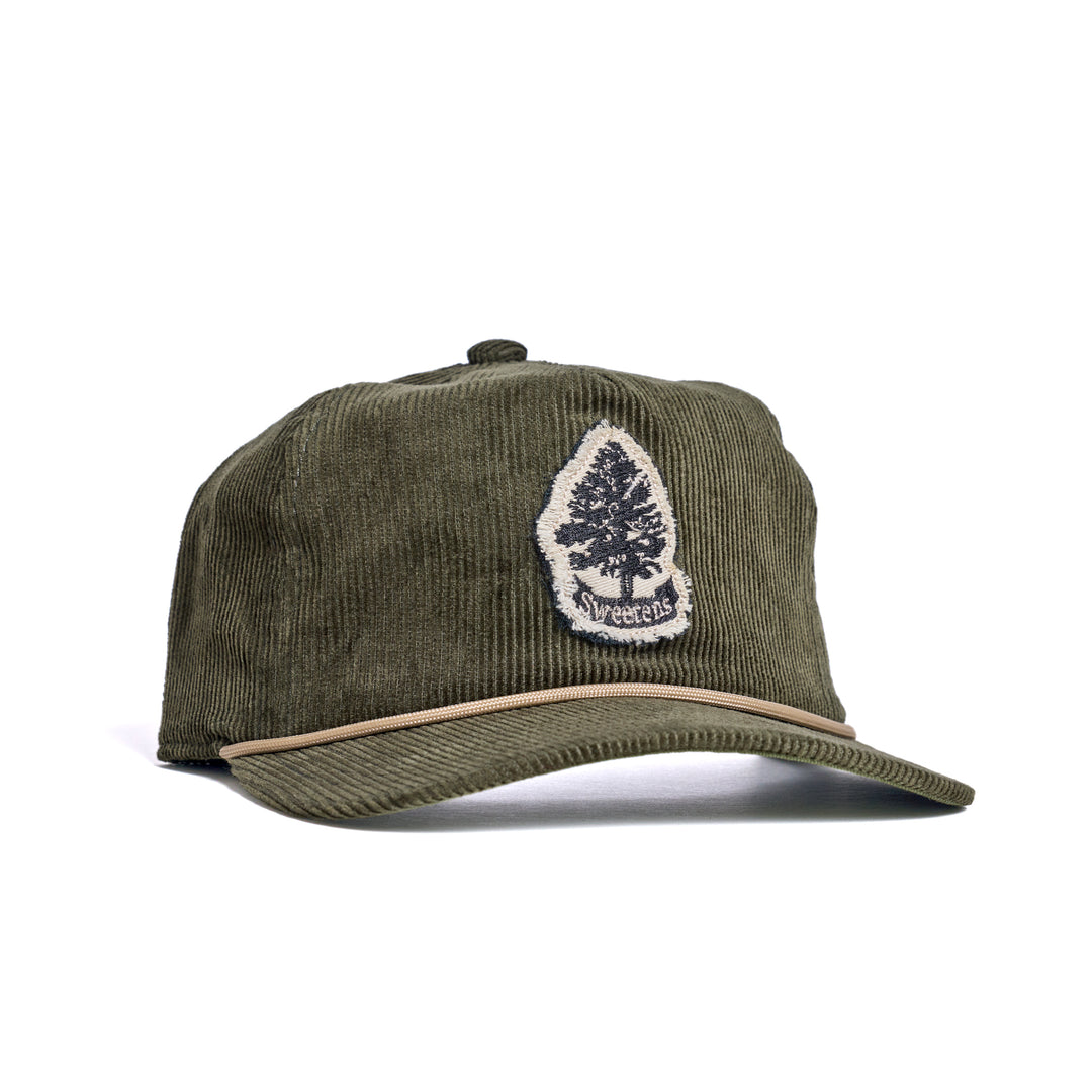 Hat | Chaser Cotton Corduroy Rope - Olive/Green