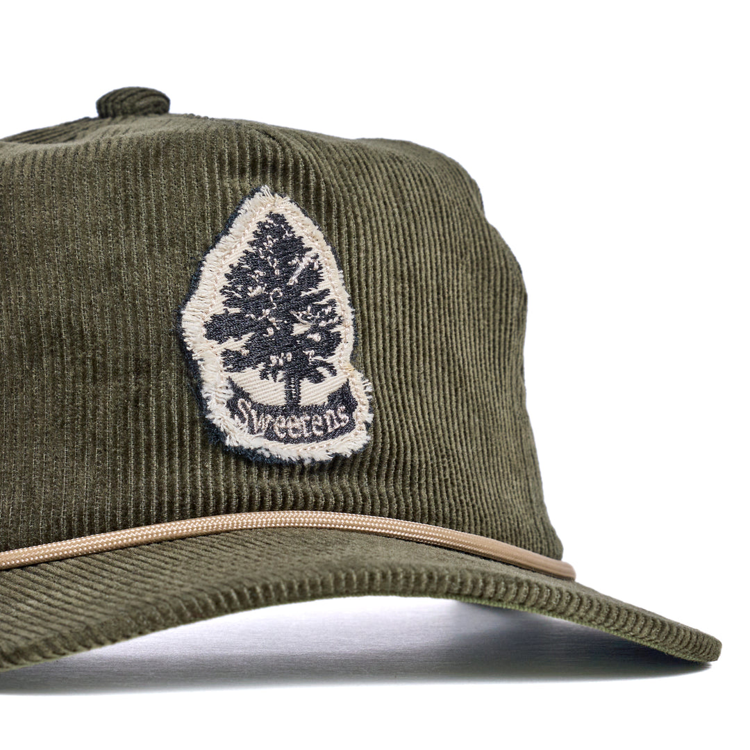 Hat | Chaser Cotton Corduroy Rope - Olive/Green