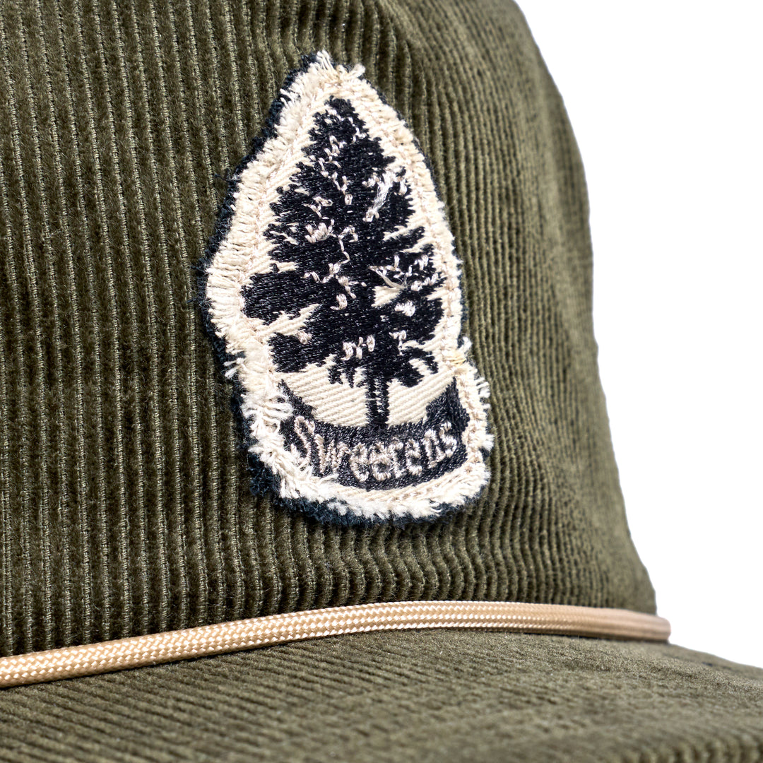 Hat | Chaser Cotton Corduroy Rope - Olive/Green