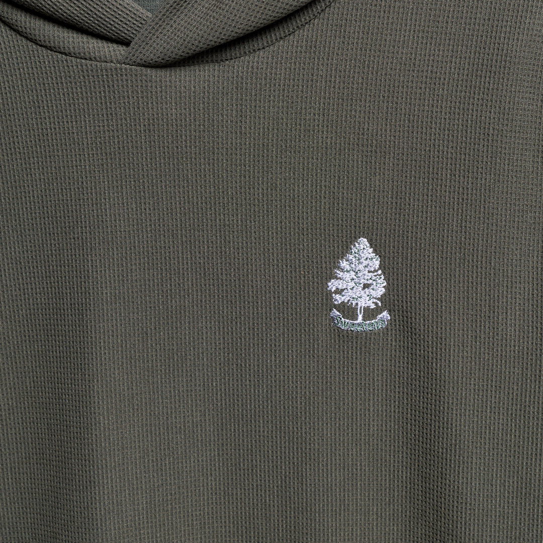 Pullover | Greyson Traverse Waffle Hoodie - Camp/Dunwoody