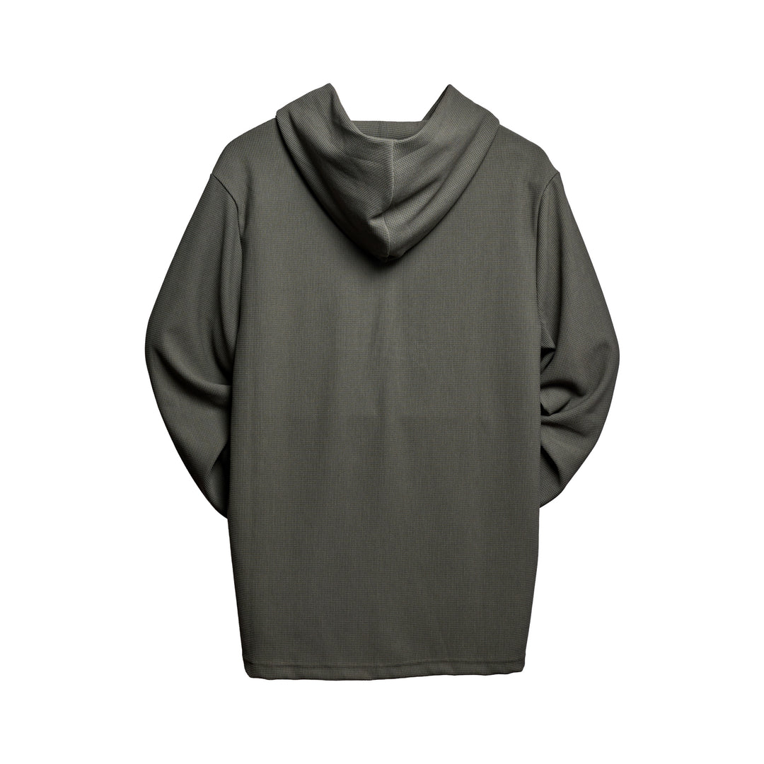 Pullover | Greyson Traverse Waffle Hoodie - Camp/Dunwoody