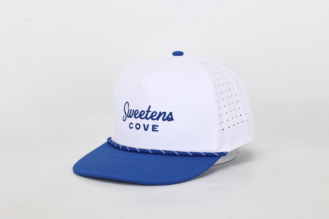 Hat | Hovi Dry Goods 'Two-Tone Structured Performance Rope' - White/Blue