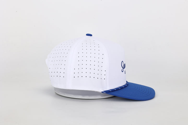 Hat | Hovi Dry Goods 'Two-Tone Structured Performance Rope' - White/Blue