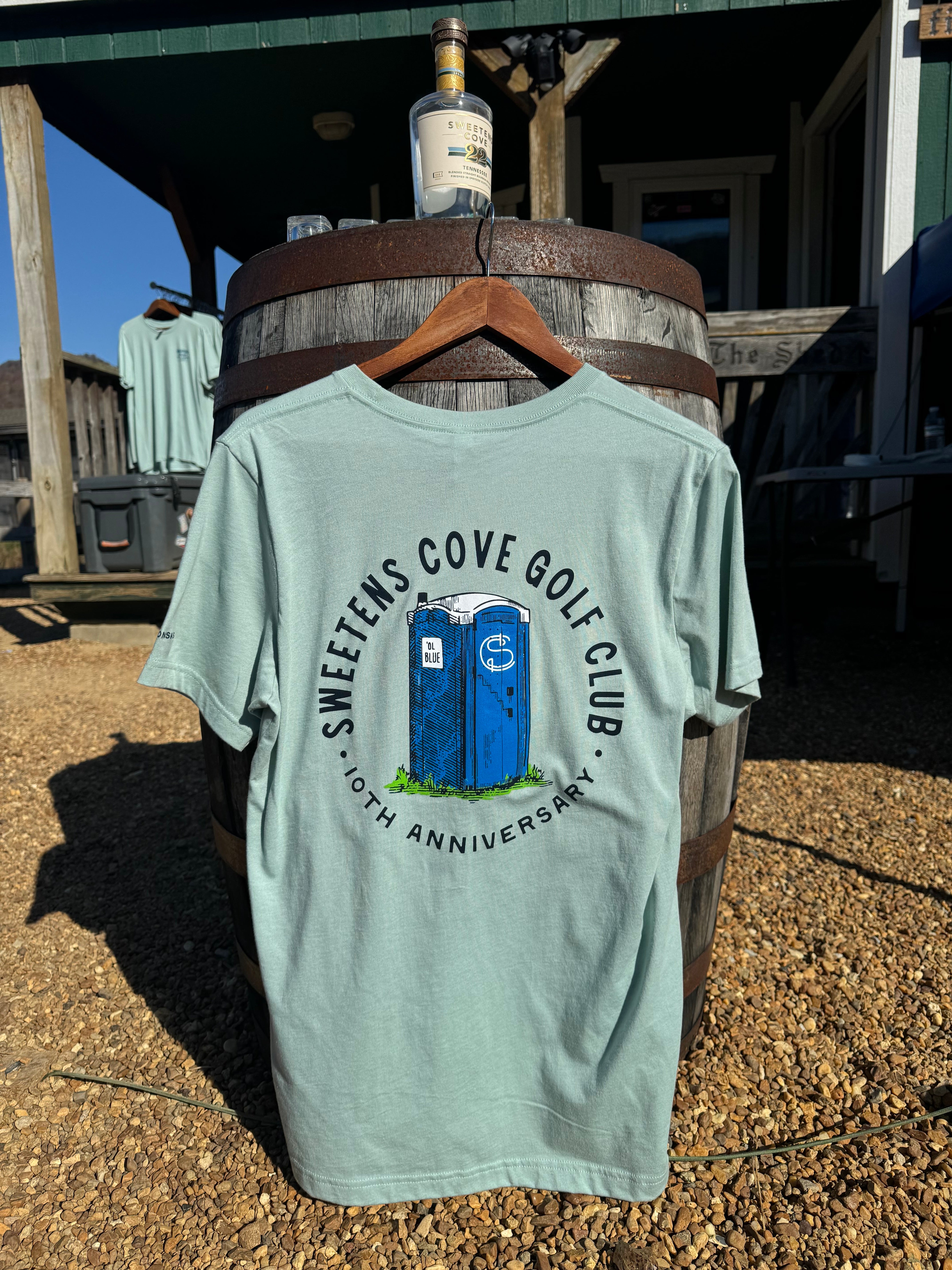 T-Shirt | Ole Blue Porta Shitter 10th Anniversary T-Shirt - Light