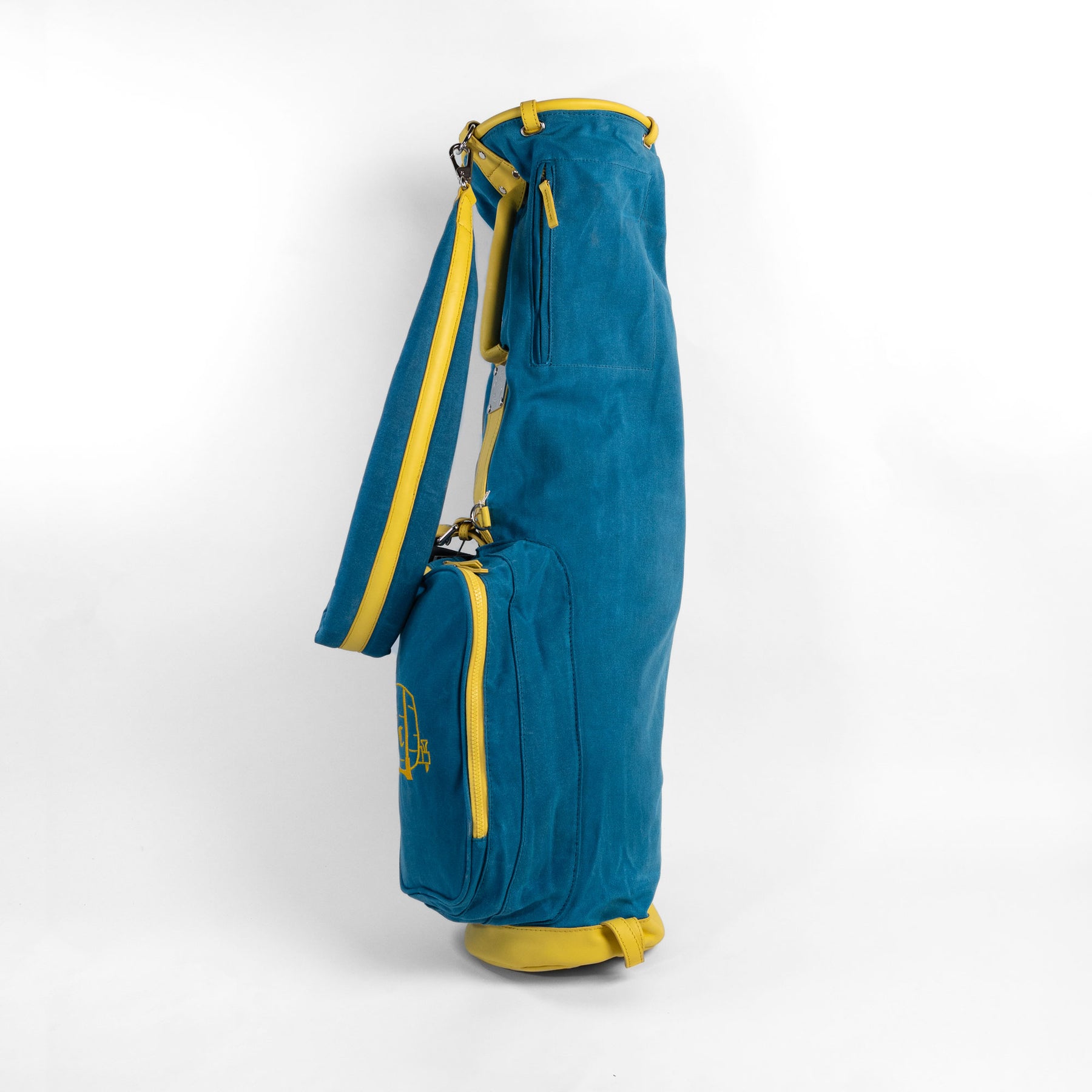 Bag | Penfold Heritage Sunday Golf Bag- Blue Yellow/Barrel