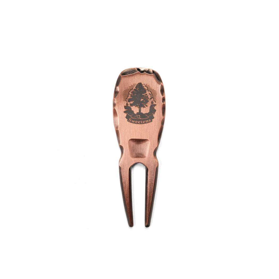 Divot Tool | C3 Custom Golf 'Double Prong Divot Tool' - Antique Copper/Dunwoody