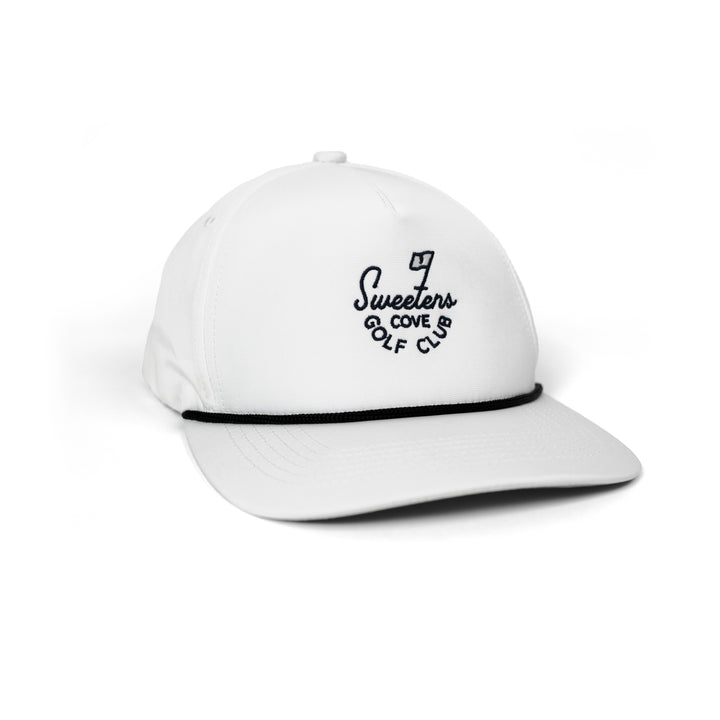 Hat | Eastside Golf 'Vintage Rope' - Bright White